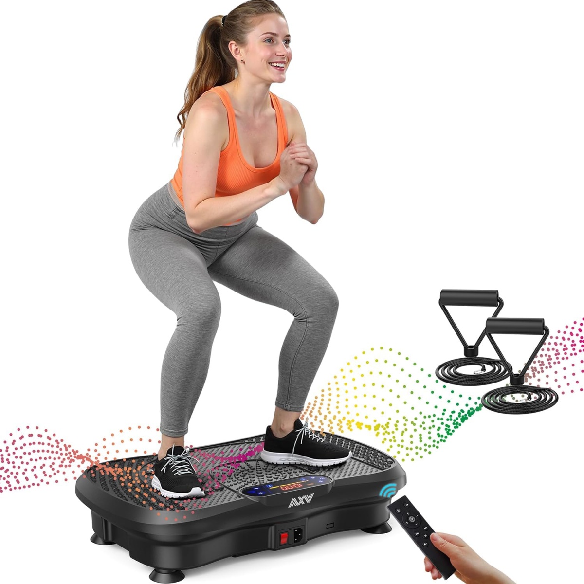 AXV SLIM-BLACK Vibration Plate